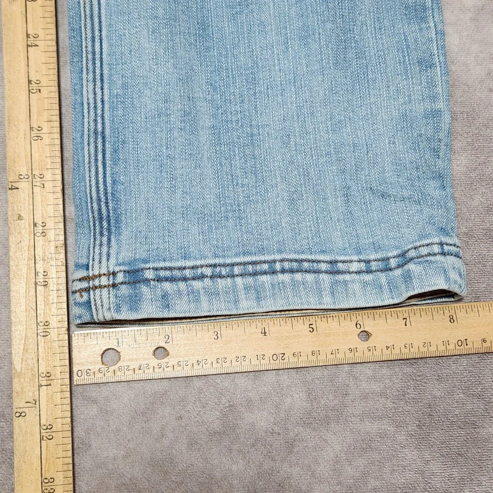 Duluth Trading Co Mens Ballroom Doubleflex Slim Fit Light Wash Jeans 40x30